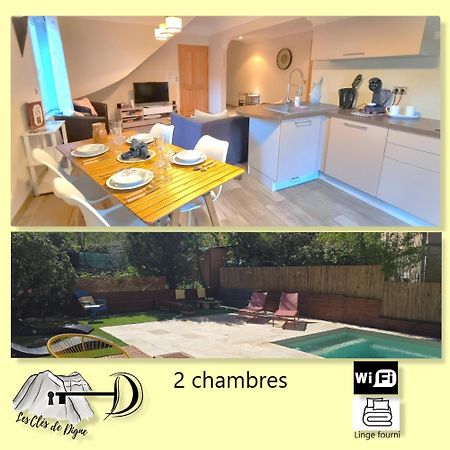 Charmant T3 Avec Piscine Digne-les-Bains Extérieur photo